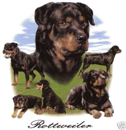 Rottweiler lawn print cotton shopping bag p118 11856