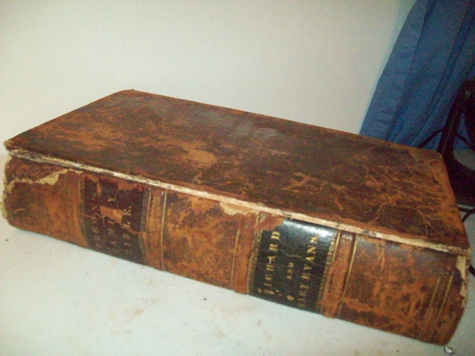 200 yr old Antique Brown Family Bible