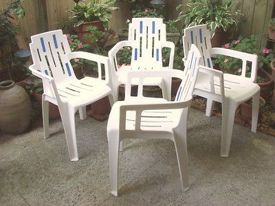 Pierre Paulin MAMBO 4 Patio chairs Henry Massonet 1988 *Price Reduced*