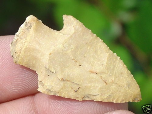 Prehistoric Indian Atl Atl Arrowhead Relic Artifact