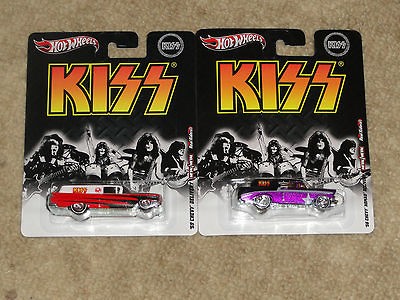 KISS HOT WHEELS SET OF 2 CAR/ TRUCK MOC IS FOR ONE SET OF 2 HOT WHEELS 
