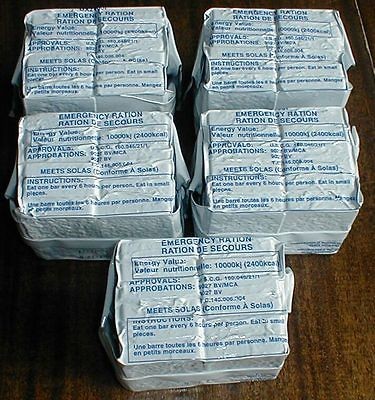 Lot of 5 Datrex Emergency Rations mre survival food bars NEW September 