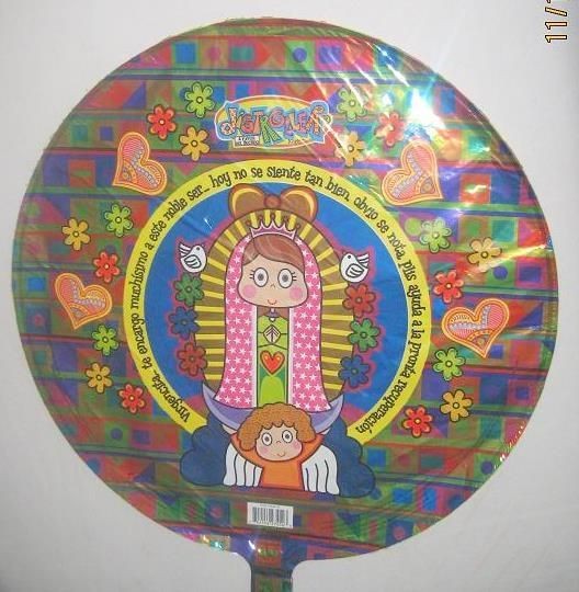 VIRGENCITA GUADALUPE Party Baptism FAVOR Birthday Mylar BALLOON Lupita 