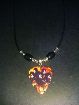   VEIL BRIDES Set the World on Fire GuITaR PiCk beaded NeCkLaCeNew