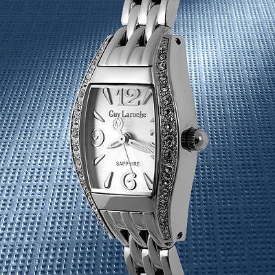 ELEGANT GUY LAROCHE SWAROVSKI CRYSTALS SWISS PARTS LADIES WATCH $2832 