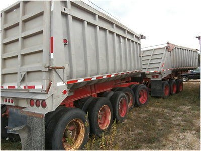 aluminum end dump trailers gravel trains trailer trailor