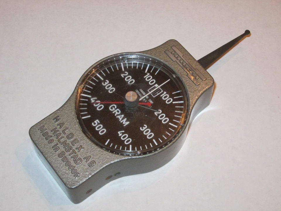 Halda Haldex AB Jonard 100 500 Gram Force Gauge / Dynamometer