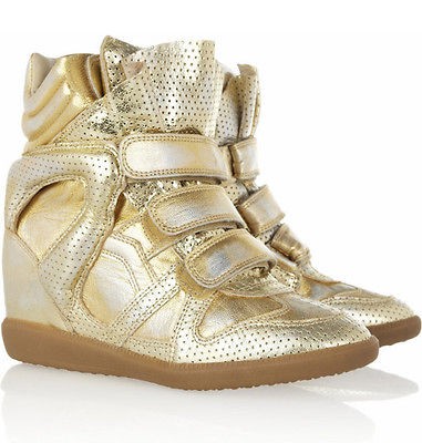 NIB ISABEL MARANT F/W2013 BIRD DORE WEDGE SNEAKERS Sz 38