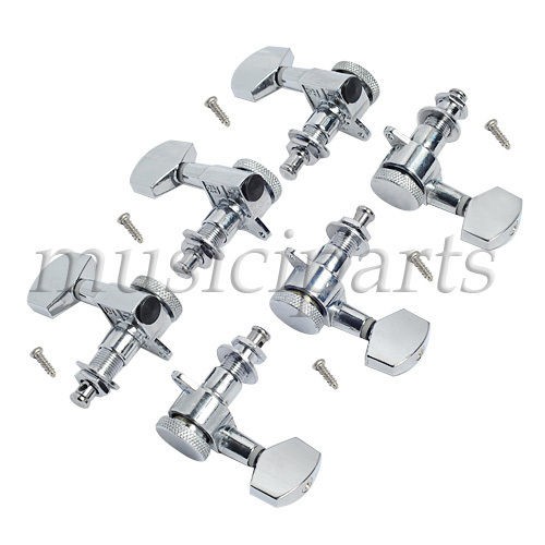 Locking Guitar Tuners Pegs tuning Machine Heads 3R3L Chrome guitar 