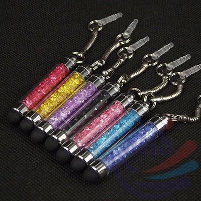   Bling Stylus Touch Pen 3.5mm Plug For iPhone 4S iPod Touch Samsung HTC