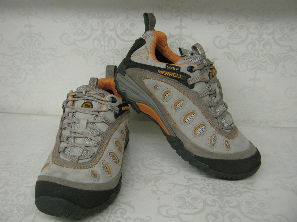 Ladies Merrell Chameleon Arc 2 Gore Tex Aluminum/Topaz Suede Lace Up 