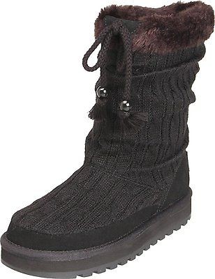 NEW SKECHERS KEEPSAKES BLUR BLACK SWEATER KNIT BOOTS