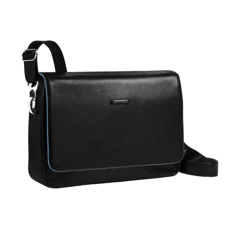 PIQUADRO Organized Computer Messenger CA1805B2/N Black Genuine Leather 