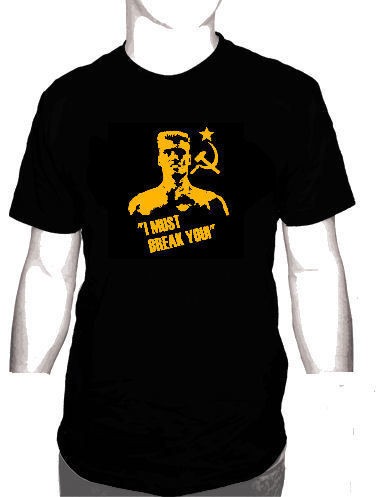 IVAN DRAGO ROCKY 4 80s BOXING MOVIE RETRO COOL T SHIRT