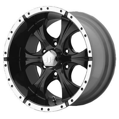 Helo Series HE791 Black Wheel 16x8 6x139.7mm BC Set of 4