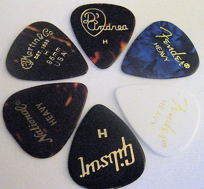 Variety HVY Guitar picks NATIONAL fender Martin Dandrea Gibson 