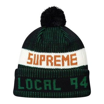 NEW Supreme Local Beanie GREEN 2012 F/W Box Logo Kate Moss CDG