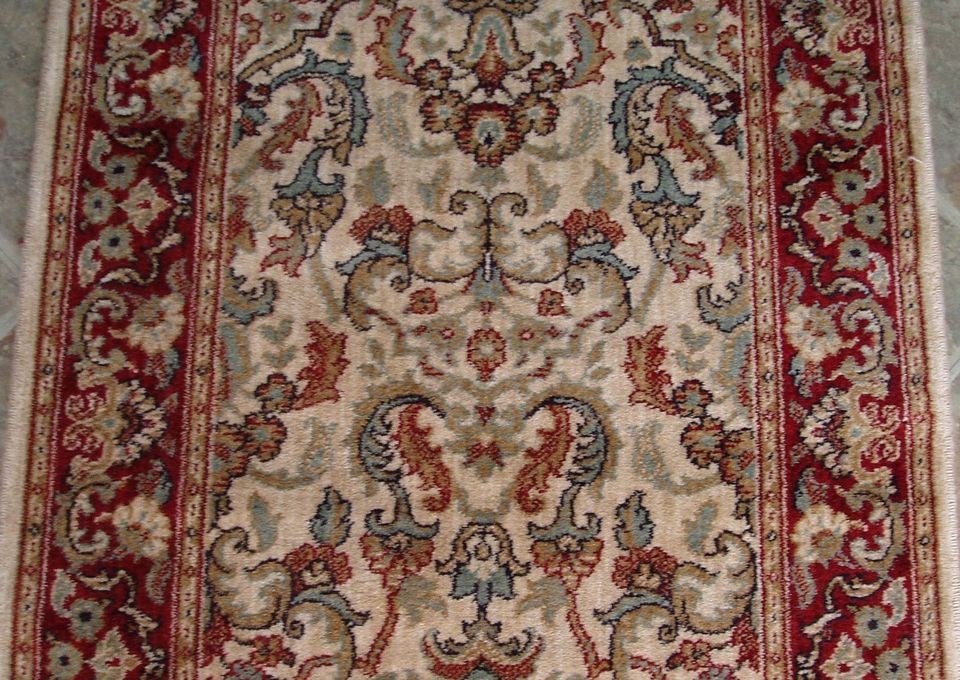 114618 Rug Depot Couristan Chateau Versailles Vieil 31x9.08 Runner 