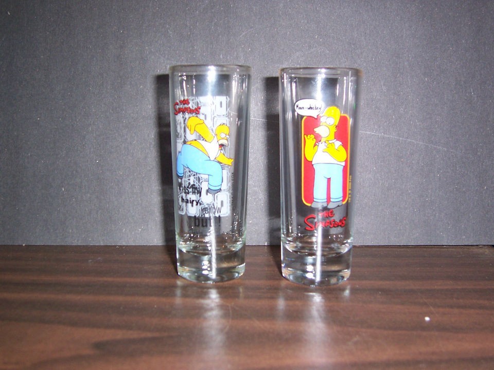 simpsons shot glass in Animation Art & Characters