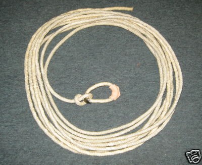 Lariat Ranch Rope 7/16 x 35 Ft Lasso Cowboy Braided Raita Hondo