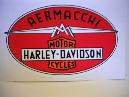 1960s Harley Davidson Aermacchi Decal