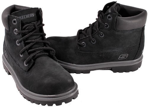 Skechers Toddlers Shoes Mecca Lumberja​ck Black Hiking Boots