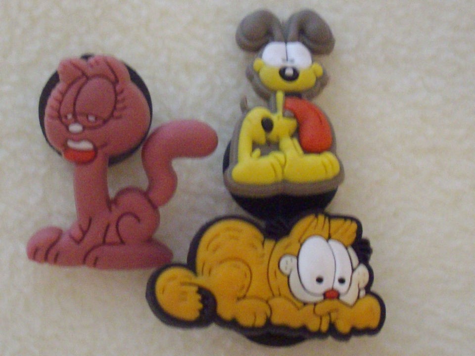 PC GARFIELD & FRIENDS Shoe Charms Fit Crocs Jibbitz