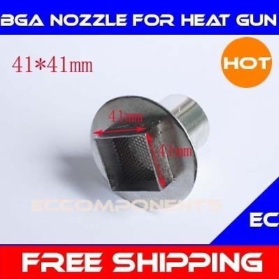 41x41 mm BGA Nozzle with Net for Hot Air Rework Soldering Handheld 