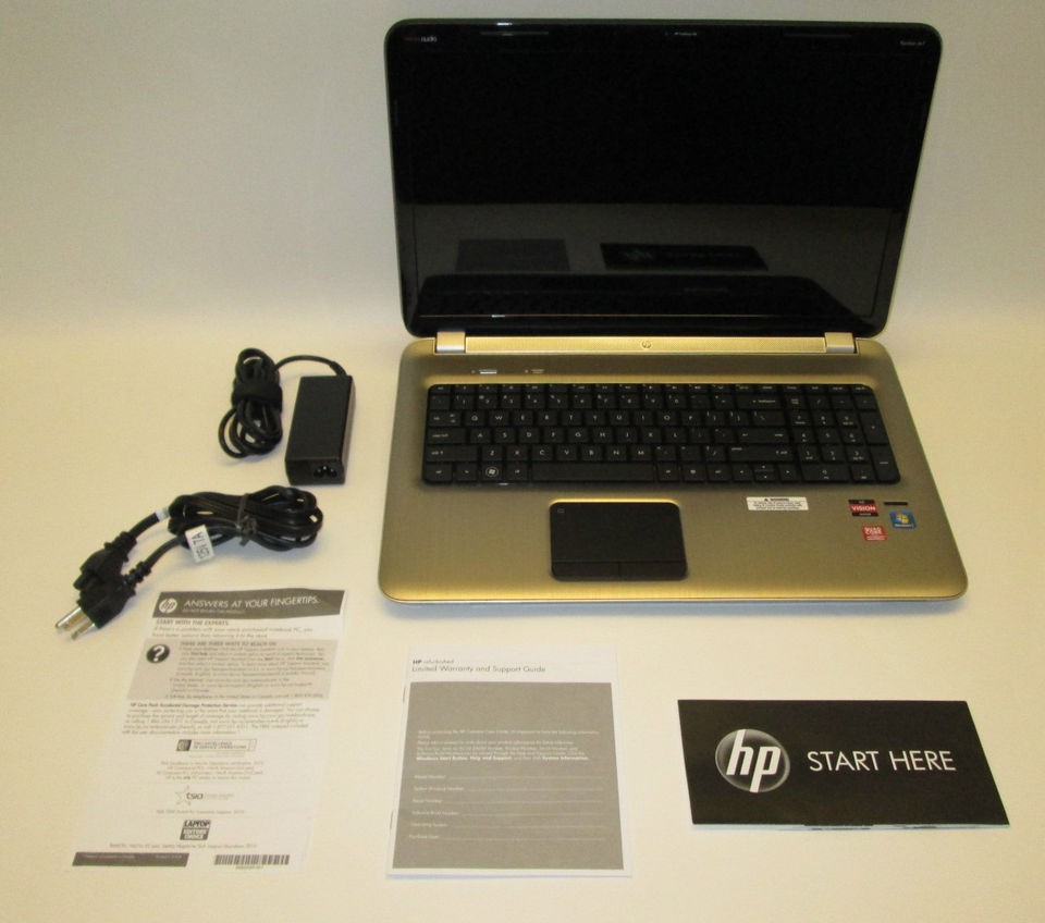 HP Pavilion DV7 6B57NR 17.3 750GB AMD A6 Quad Core 1.4 GHz 8 GB 