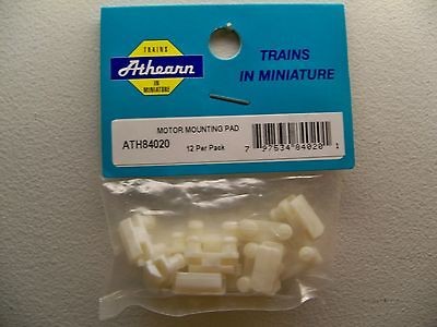 ATHEARN PARTS 84020 MOTOR MOUNTING PAD 12 PAK WHITE NEW FREE 1ST CLASS 