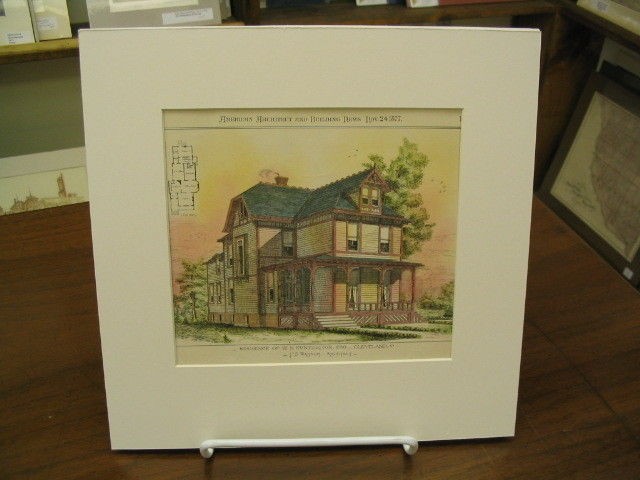 Residence of W H Huntington, Cleveland, 1877 Original