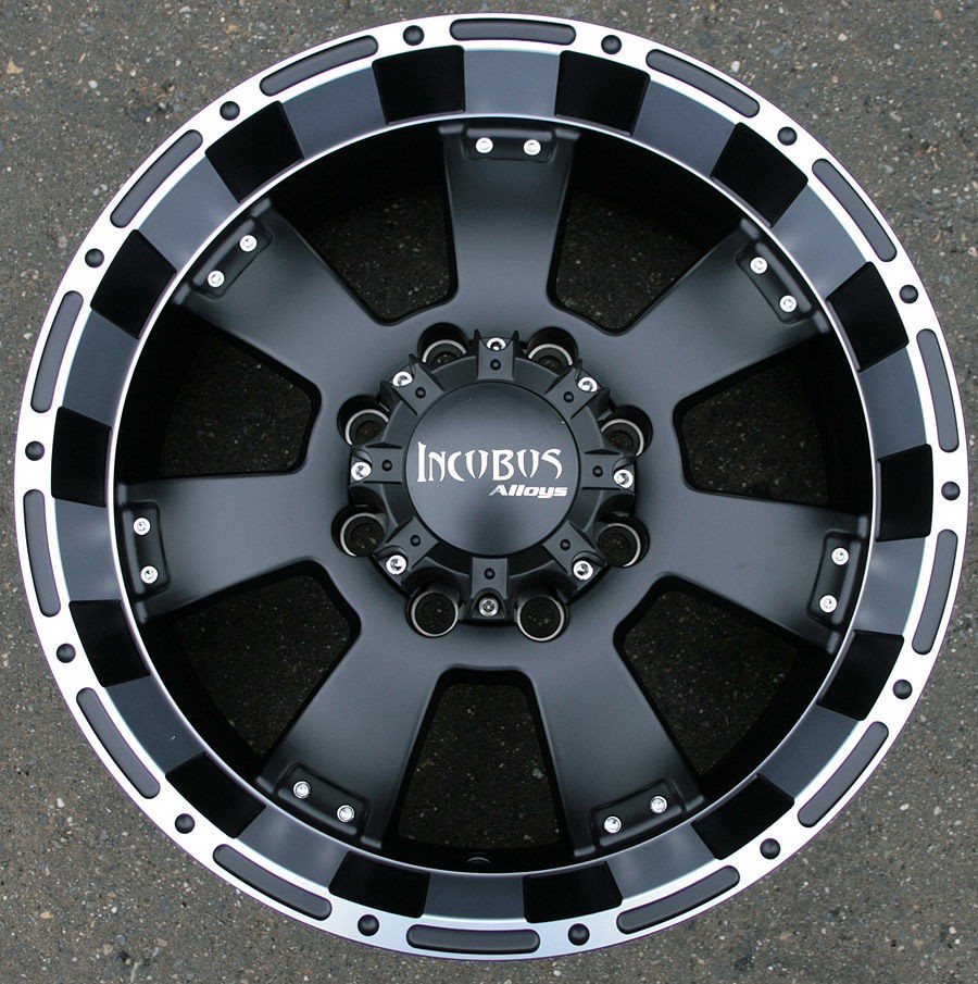 INCUBUS KRAWLER 815 20 BLACK RIMS WHEELS DODGE RAM 2500 8 LUG