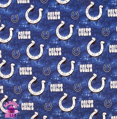 114226032  Indianapolis Colts NFL Team Football Helmet Cotton Fabric 