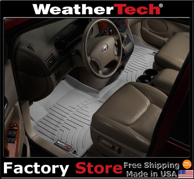 WeatherTech® Over The Hump FloorLiner   Toyota Sienna   2004 2010 