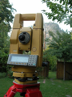 total station topcon gts 712 tds on board card surveyor