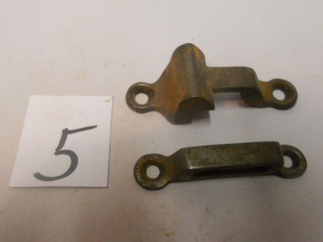 ANTIQUE VINTAGE CAST IRON DOOR LATCH LOCK BOLT KEEPER PART 5