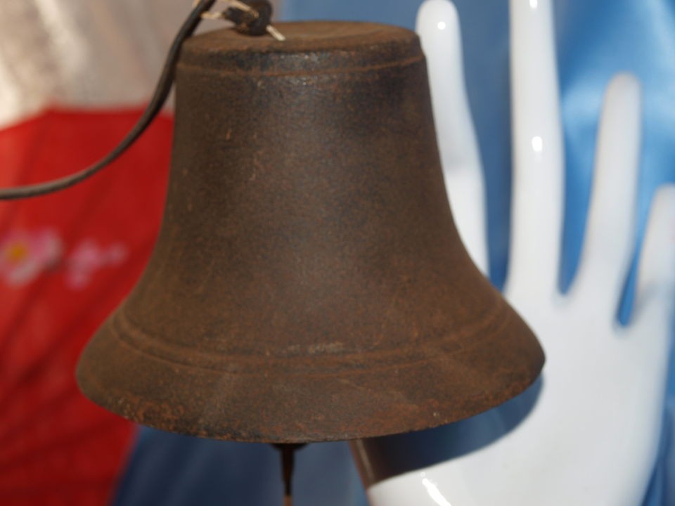 ANTIQUE CAST IRON MARINE NAUTICAL BELL