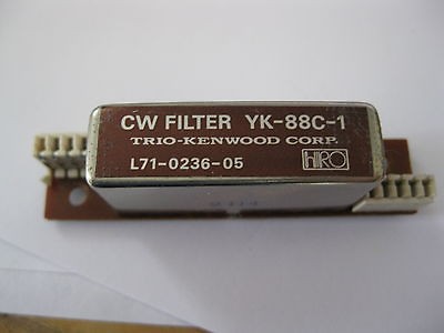 kenwood yk 88c 1 500hz 8830khz cw filter excellent time