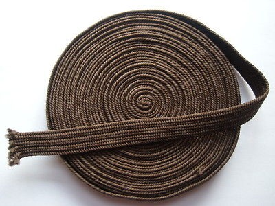 5M Coffee color Synthetic Silk Tsuka ITO For SWORD TSUKA（TSUBA SEPPA 