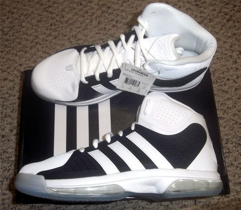 Adidas adiPower Howard Mens Basketball Shoes NIB White/Black Various 