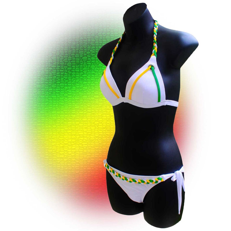 Reggae Roots Bikini Rasta Jamaica One Love Irie Bikini