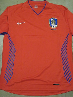   DRY KOREA FOOTBALL ASSOCIATION MENS XL RED JERSEY SOCCER WORLDCUP