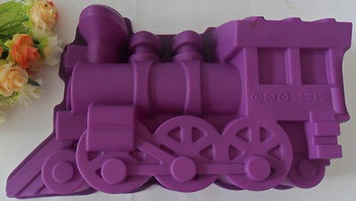 1PCS Train mold silicone mold cake mold cake tools baking tools