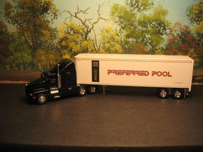 MODEL POWER HO SCALE #17004 PREFERRED TRUCK & TRAILER *