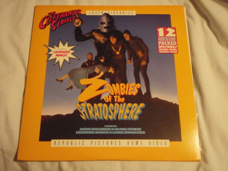 ZOMBIES OF THE STRATOSPHERE  LASERDISC   LEONARD NIMOY