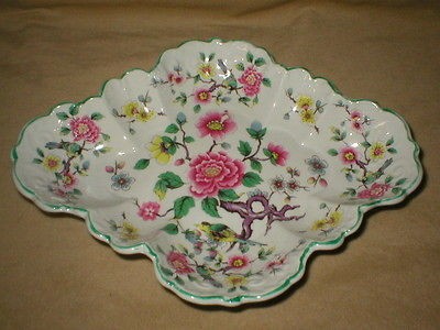 James Kent Chinese Rose 10 Ceramic Serving Dish Old Foley England