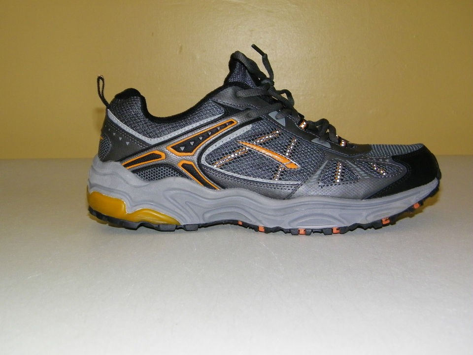 LA Gear Mens Gray and Orange Nature Tex LAD9R045D 5 Shoes Size 11.5