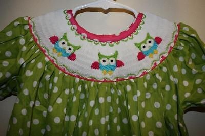 owl smocked in Dresses