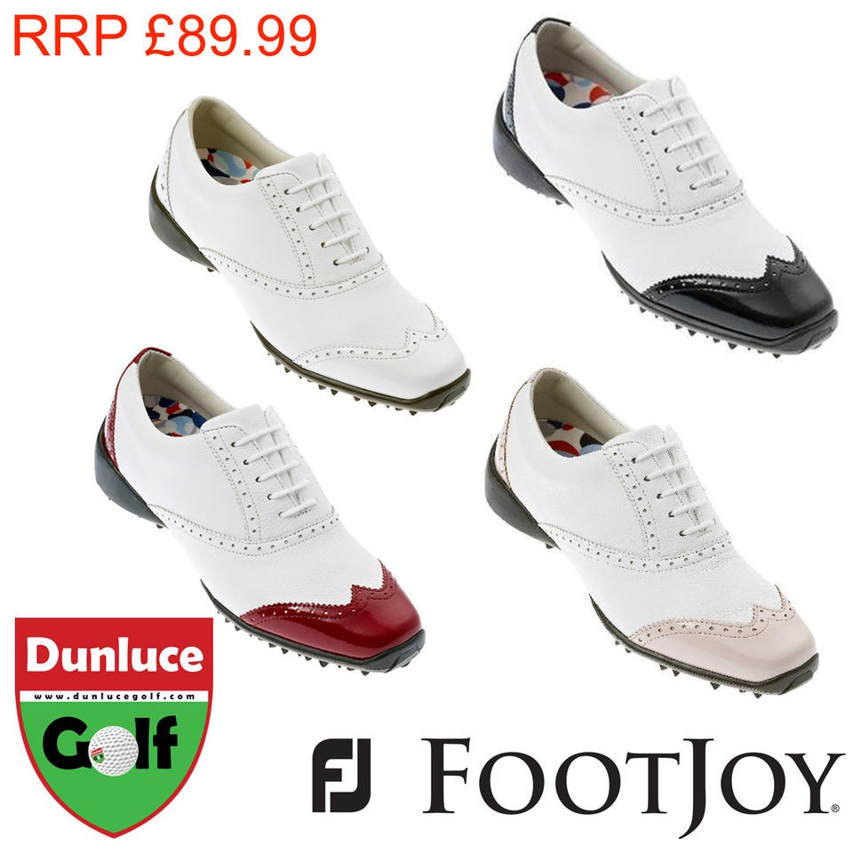 LADIES FOOTJOY FJ LOPRO LEATHER GOLF SHOES WATERPROOF SIZES & COLOURS 