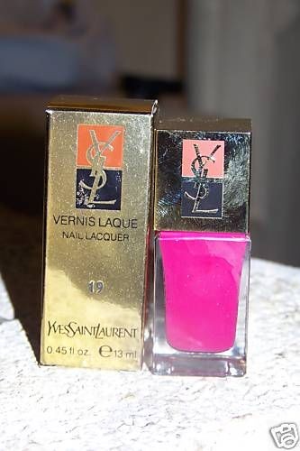 yves saint laurent nail laquer 19 boxed 